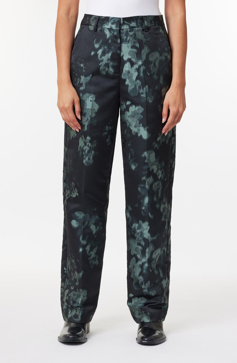 Scotch & Soda Ripple Jacquard Straight Leg Pants, Main, color, 