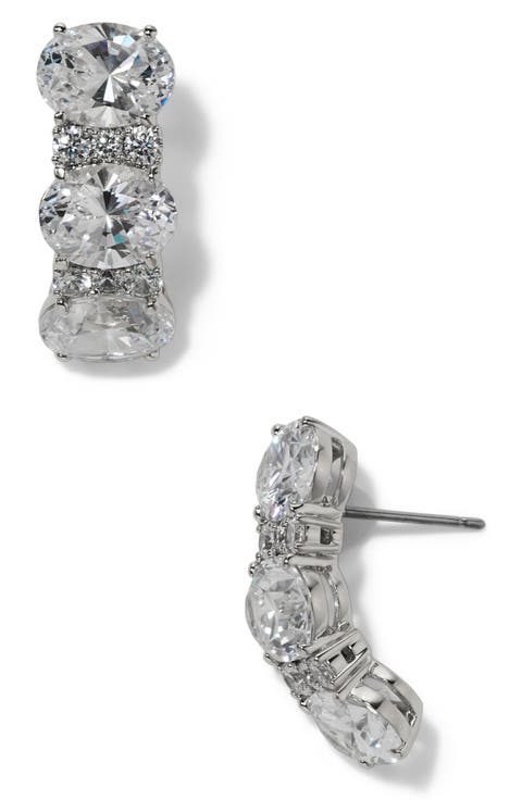 Mojito Pavé Cubic Zirconia Drop Earrings
