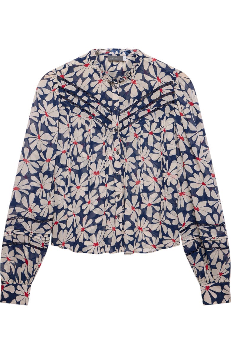 MINT VELVET Floral Print Blouse, Alternate, color, 