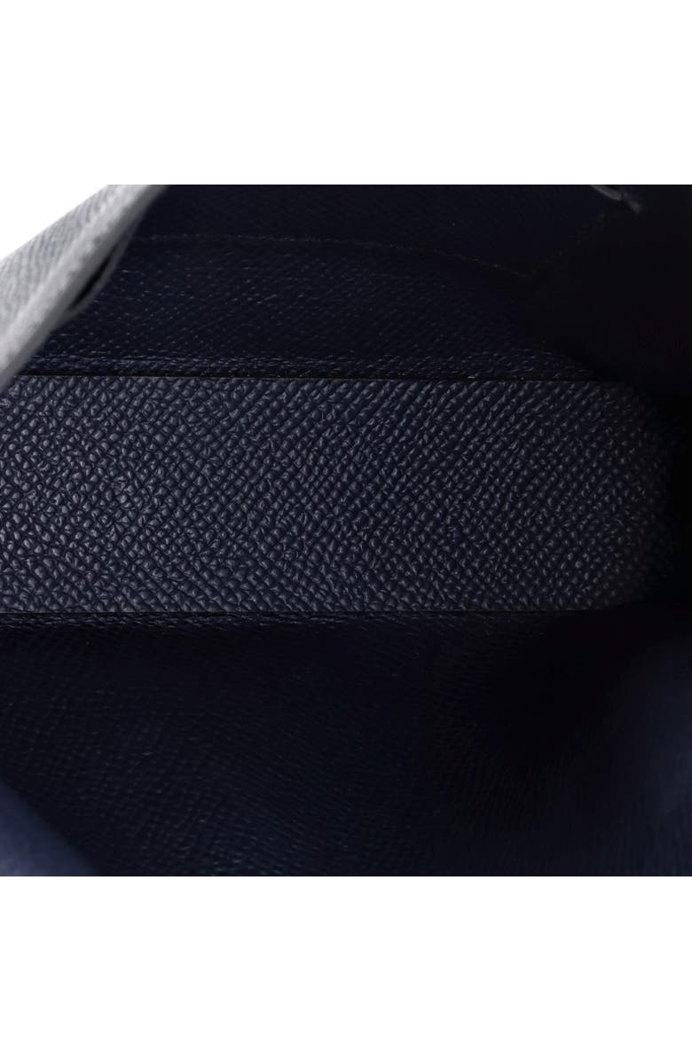 Pre-Owned Hermes Double Snap Pochette Crossbody Epsom, Alternate, color, Bleu Indigo