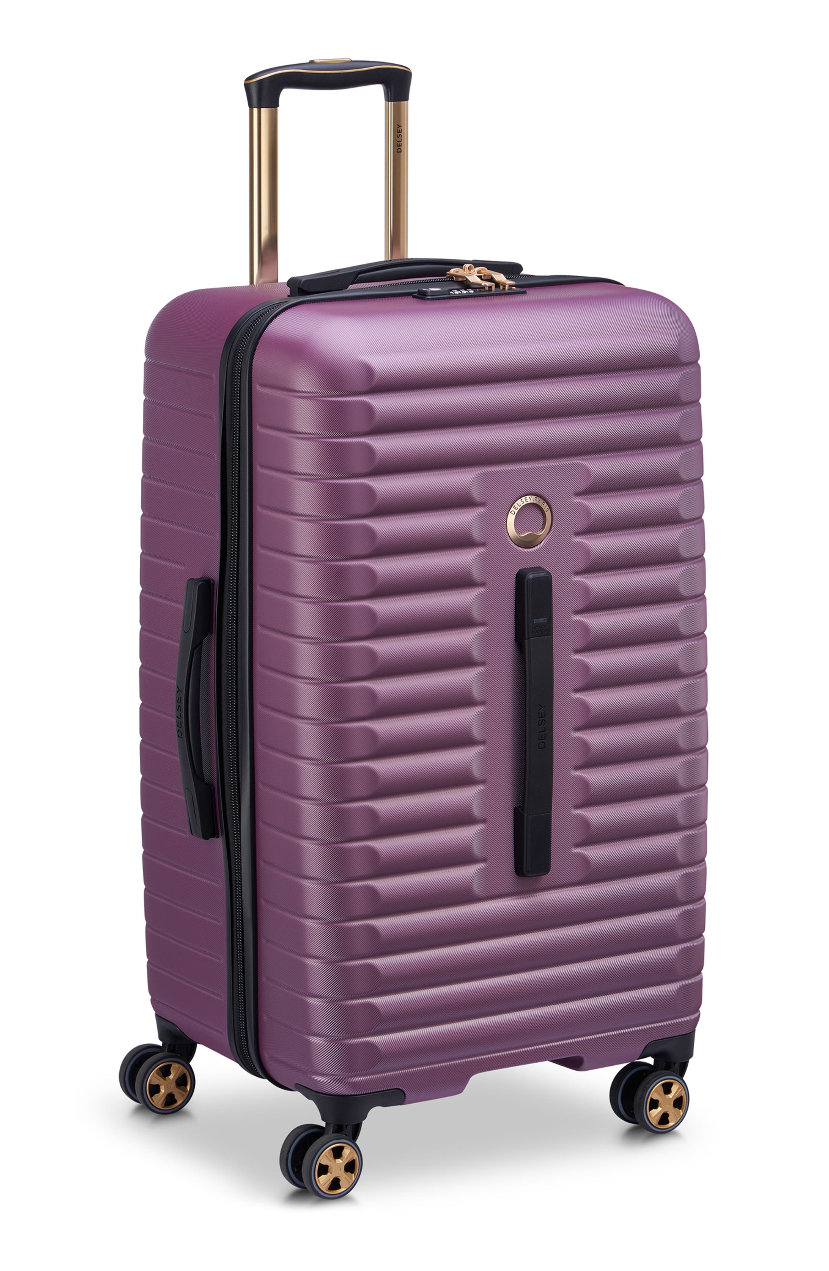 DELSEY Cruise 3.0 26-Inch Hardside Trunk Spinner Luggage, Alternate, color, Plum