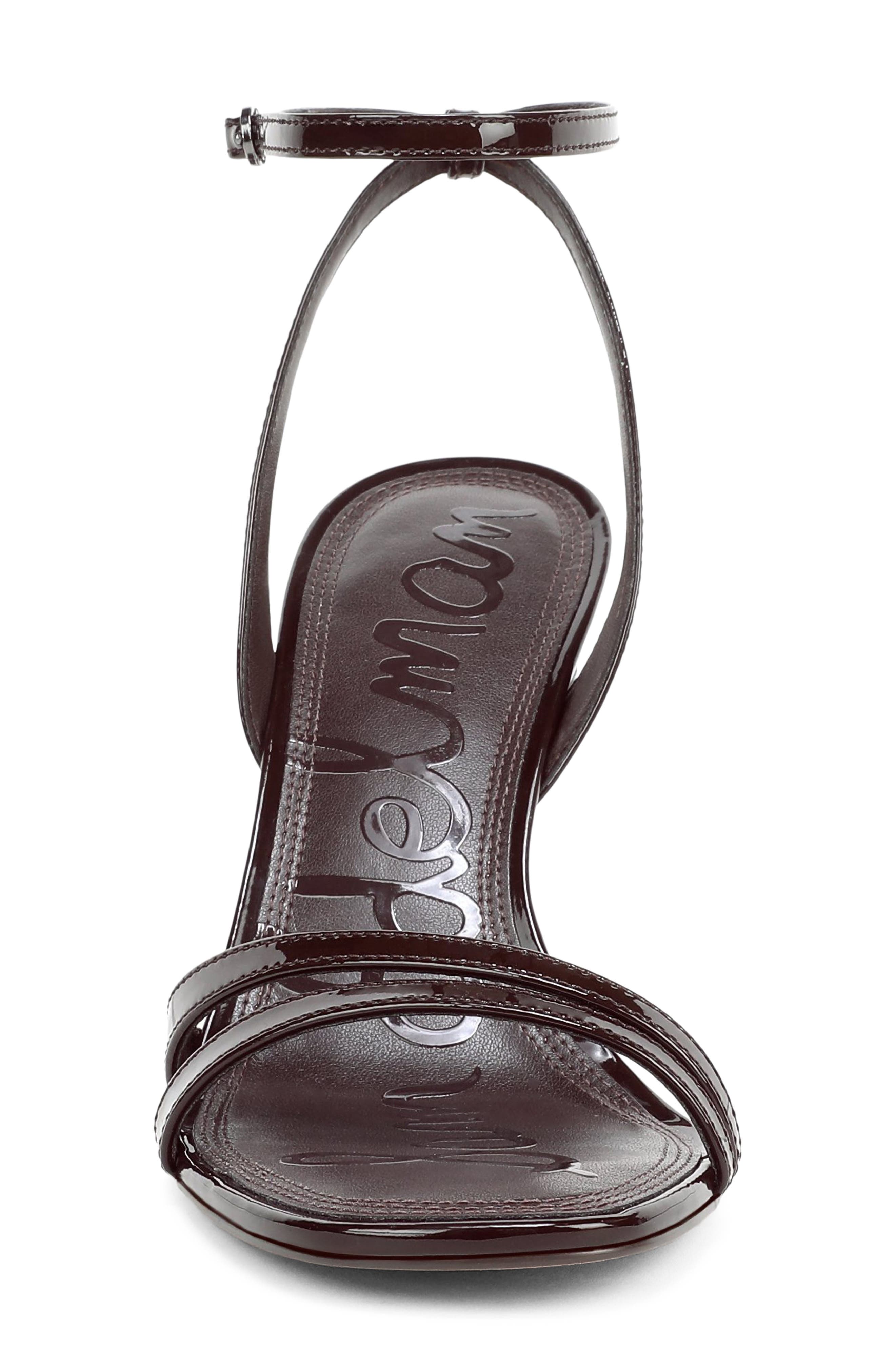 Junie Ankle Strap Sandal, Alternate, color, RICH CHOCOLATE