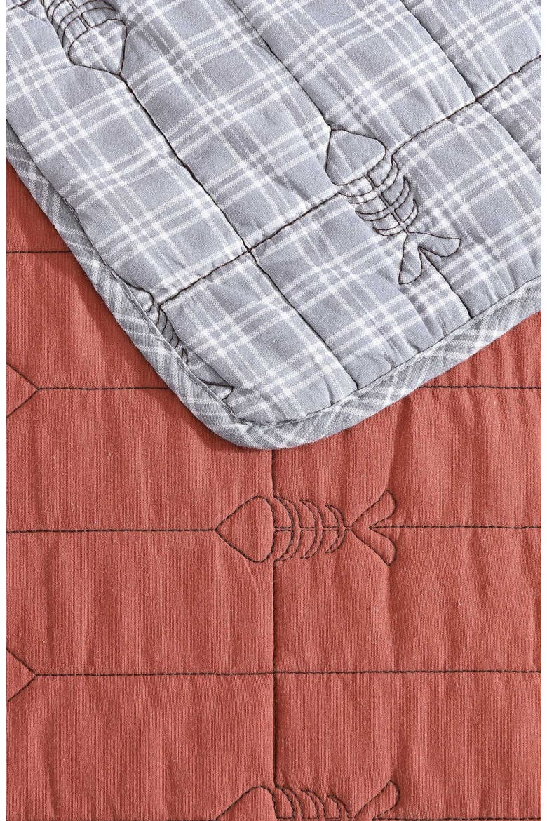 Troutdale Cotton Quilt 3-Piece Set, Alternate, color, GINGER ORANGE