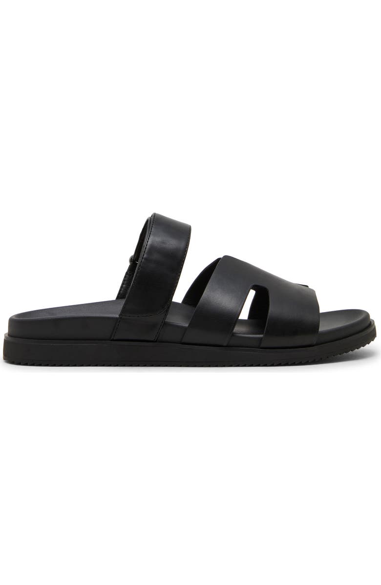Steve Madden Mnuiero Sandal, Alternate, color, Black Leather