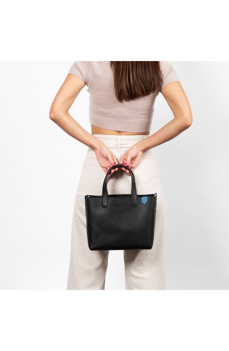 Tin Marin Emma Leather Crossbody, Alternate, color, Black