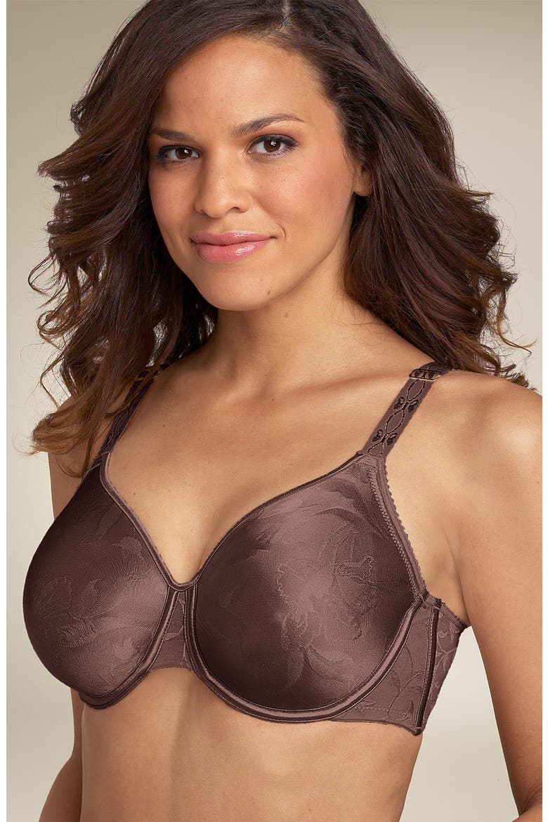 'Profile Perfect F72-9098' Underwire T-Shirt Bra, Main, color, RAISIN BROWN