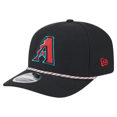 Men's New Era Black Arizona Diamondbacks Multi-Rope 9SEVENTY Stretch-Snap Hat