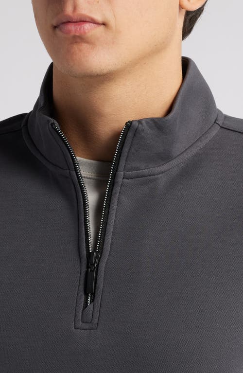Robert Barakett Hanwell Half Zip Pullover In Gray