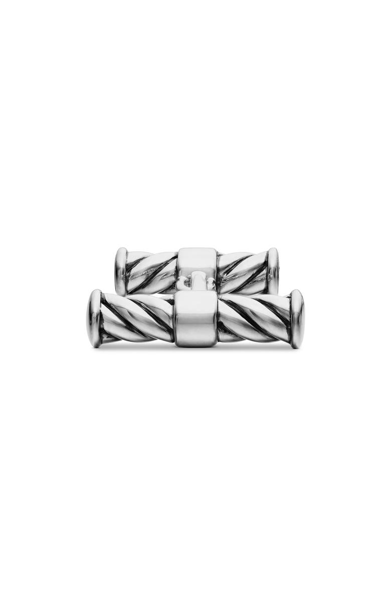 David Yurman Cable Classics Cuff Links, Alternate, color, 