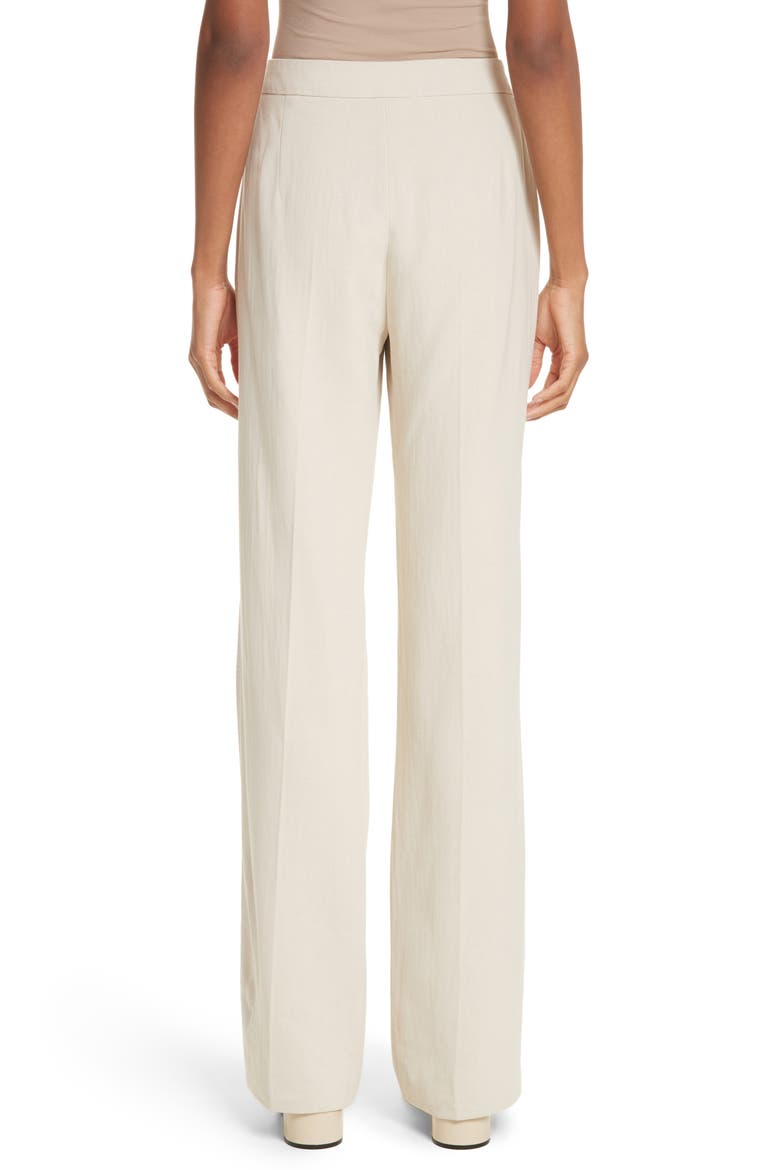 Cursore Cotton Wide Leg Pants, Alternate, color, IVORY