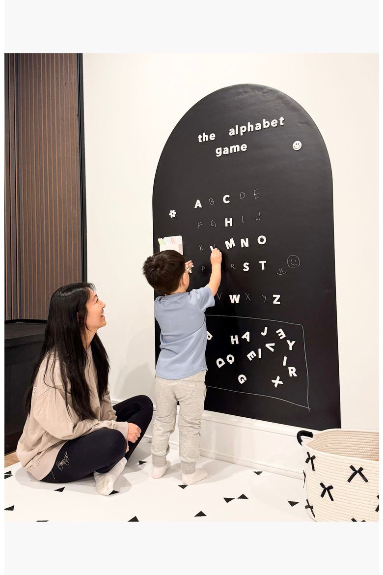 Magic Playwall Magnetic Arch Wall Decal, Alternate, color, Midnight