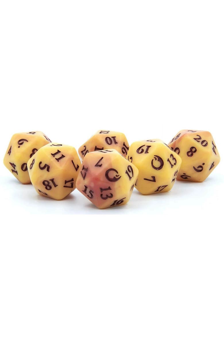 Dune Rpg Dice Set Arrakis, Alternate, color, Yellow