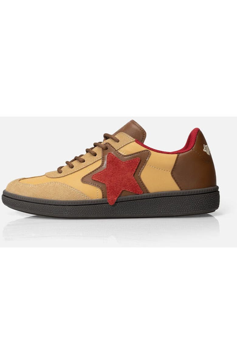 AELFRIC EDEN Triple Star Embroidery Star Gum Sole Skate Shoes, Main, color, Yellow