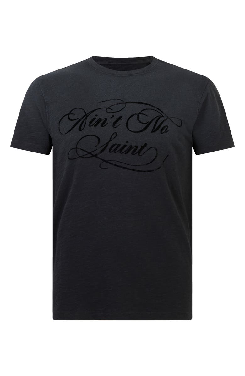 John Varvatos Ain't No Saint Slub Graphic Tee, Alternate, color,