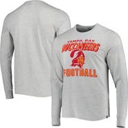 '47 Men's '47 Heathered Gray Tampa Bay Buccaneers Dozer Franklin Long Sleeve T-Shirt