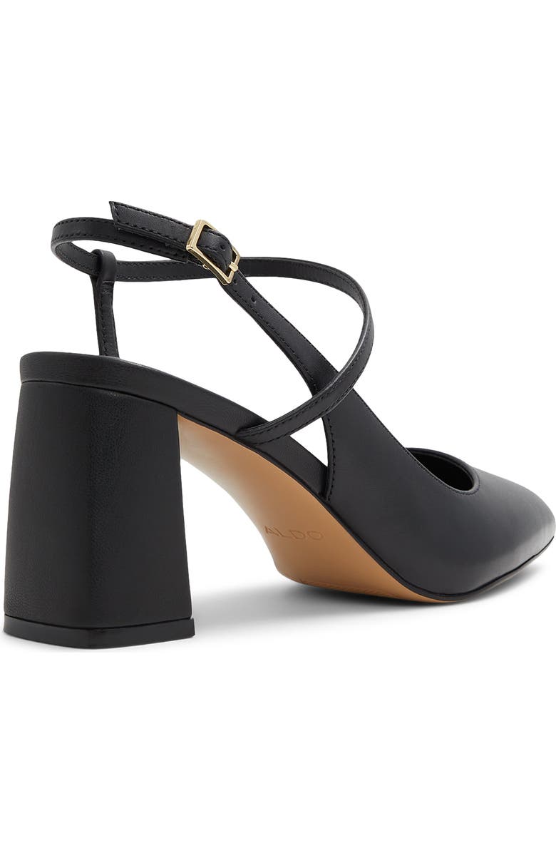 ALDO Laura Block Heel Strappy Pump, Alternate, color, Black