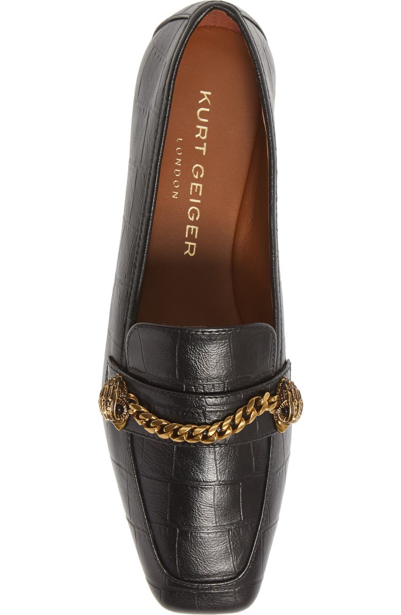 Kurt Geiger London Camilla Croc Embossed Loafer, Alternate, color,