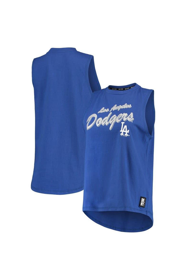 Women's DKNY Sport Royal Los Angeles Dodgers Marcie Tank Top, Main, color, Royal