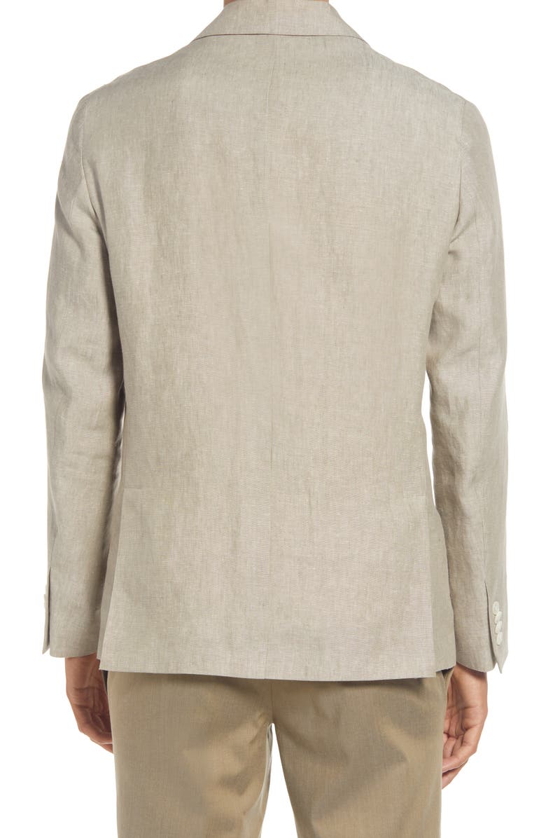Ted Baker London Tom Trim Fit Solid Linen Blazer, Alternate, color, 