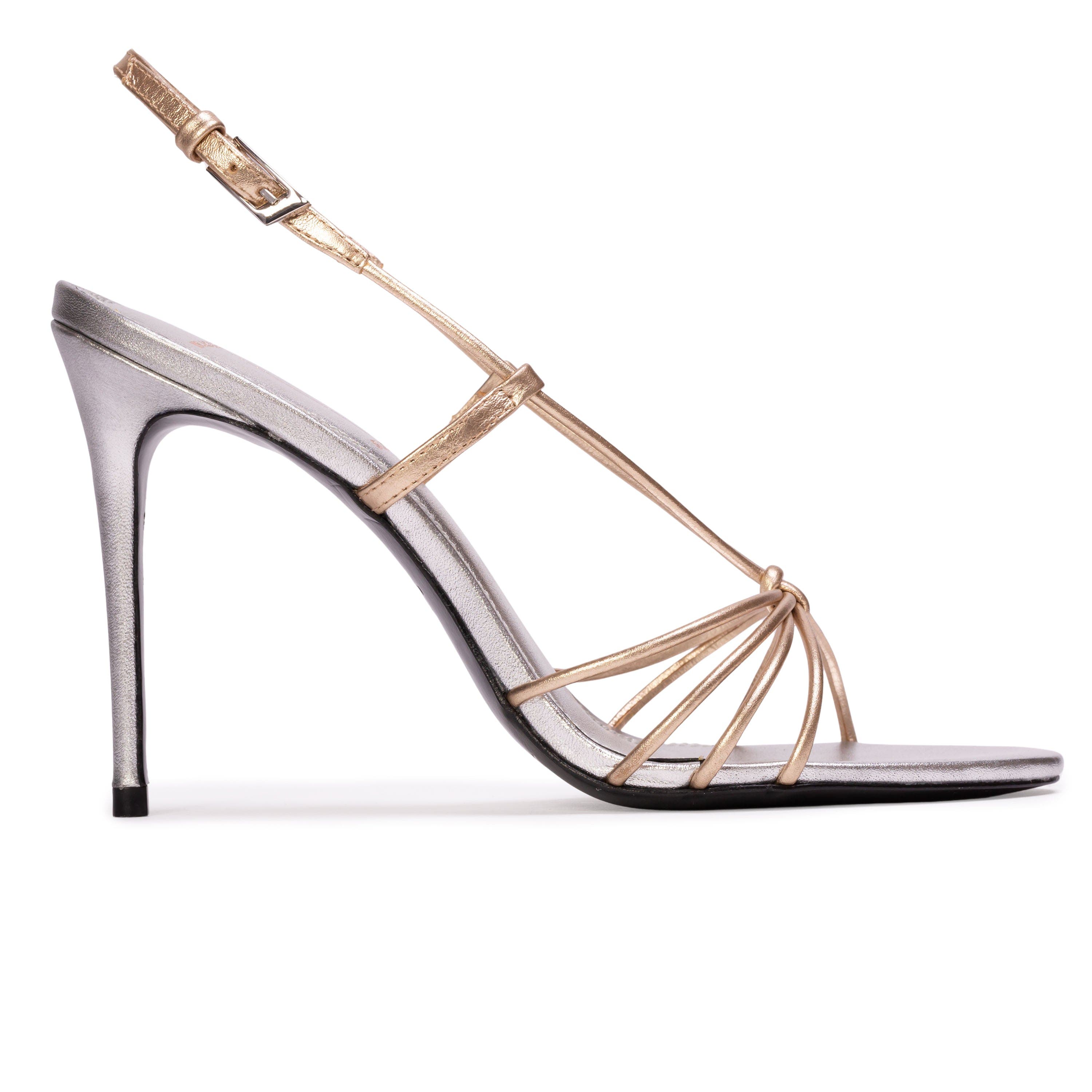 Fern 100 Metallic Sandal, Main, color, Silver & Gold