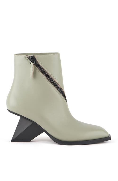 United Nude Rockit Zip Bootie In Sustained Grey