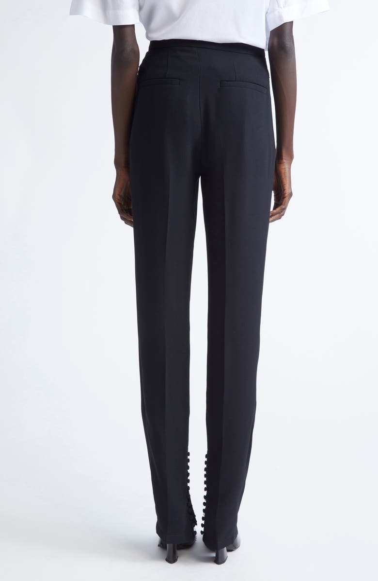 Dries Van Noten Pandoris Crepe Skinny Pants, Alternate, color, Black