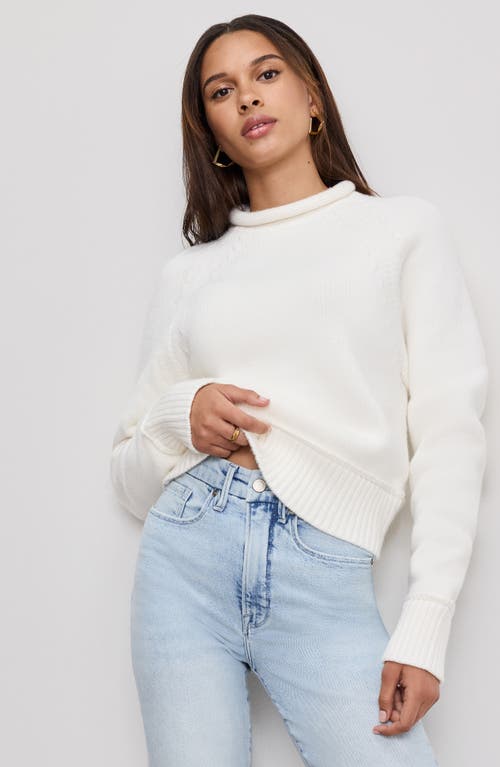 GOOD AMERICAN GOOD AMERICAN MOCK NECK SWEATER 