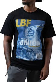 Live Breathe Futbol Men's  Black Live Breathe Futbol x Philadelphia Union Magazine T-Shirt