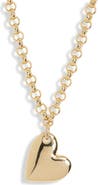 BaubleBar Heart Pendant Necklace
