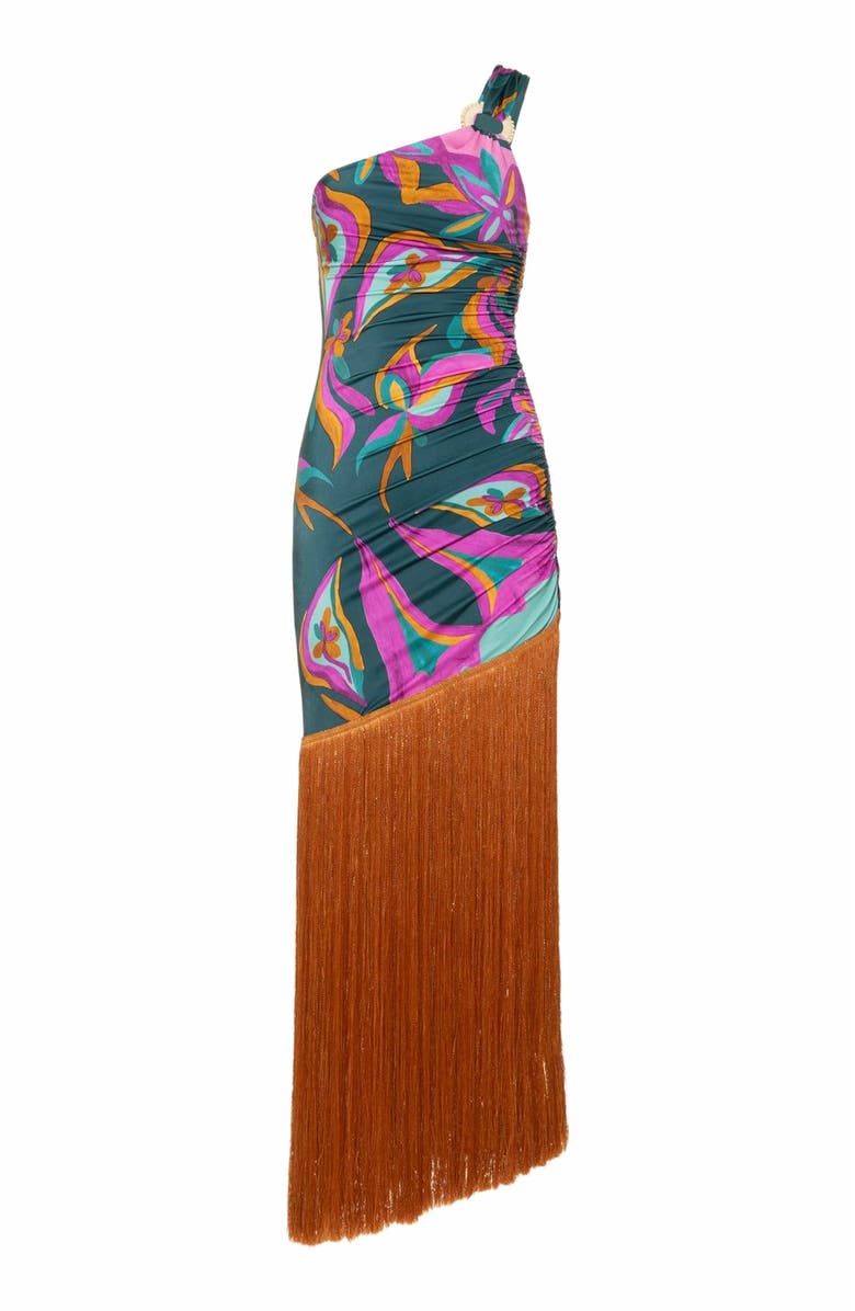 PatBO Aljezur Fringe Dress, Main, color, 