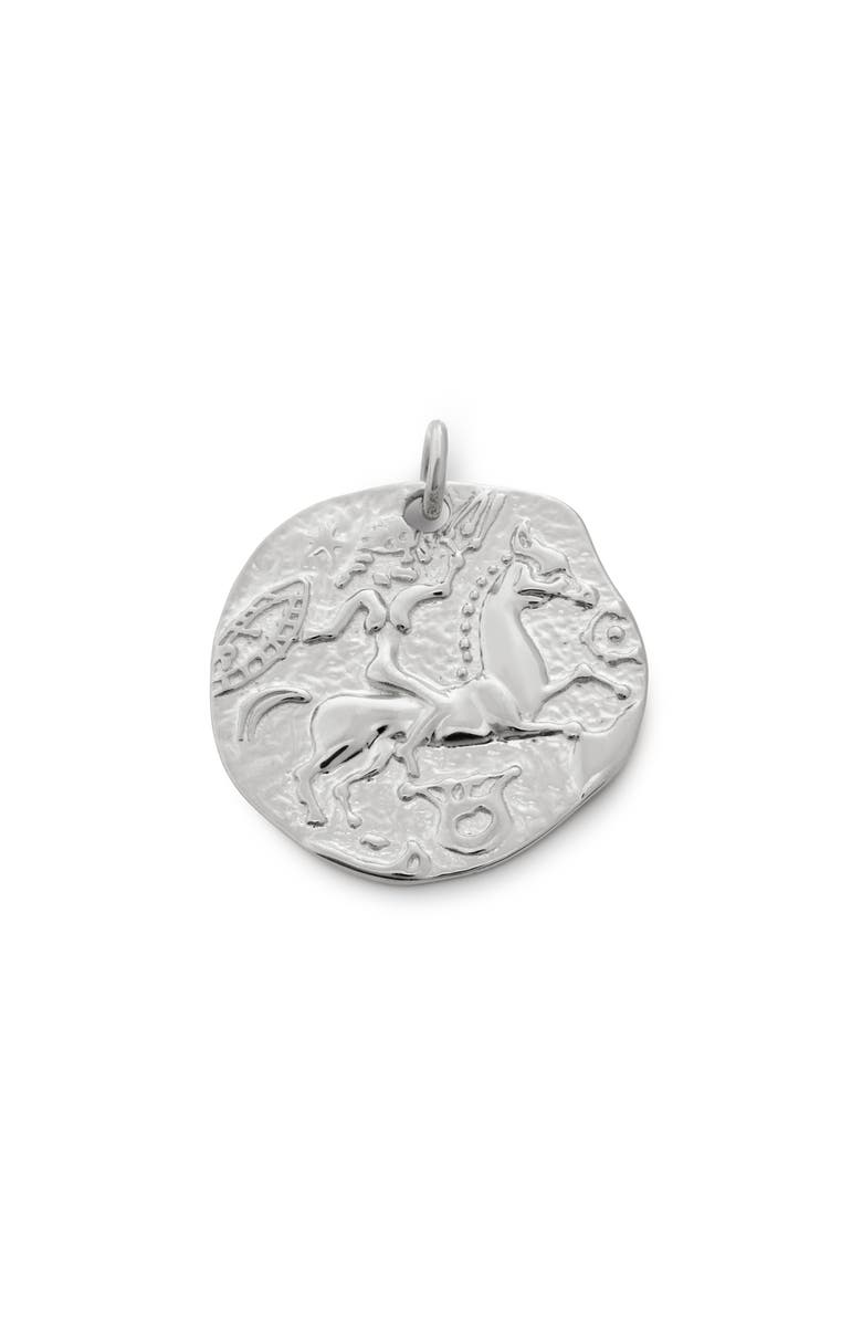 Monica Vinader Goddess Coin Pendant, Main, color, 