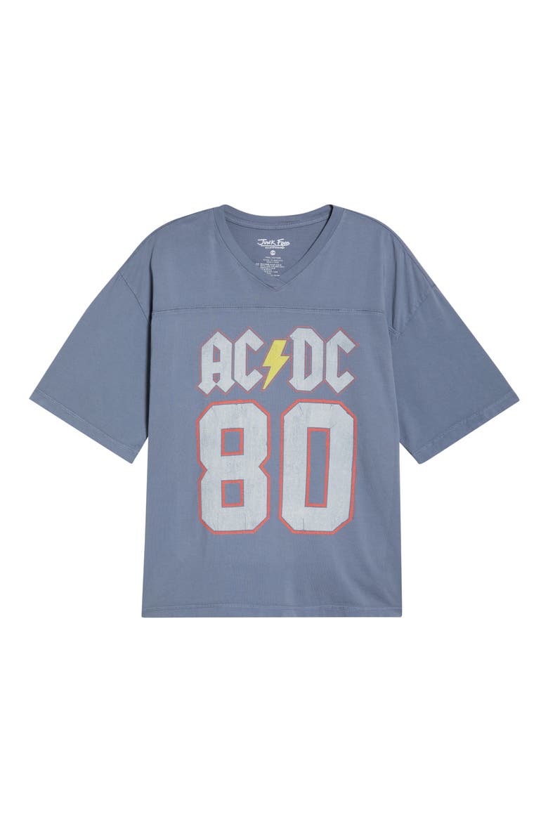AC/DC Back in Black '80 Tour Graphic T-Shirt, Alternate, color, DEEP INDIGO