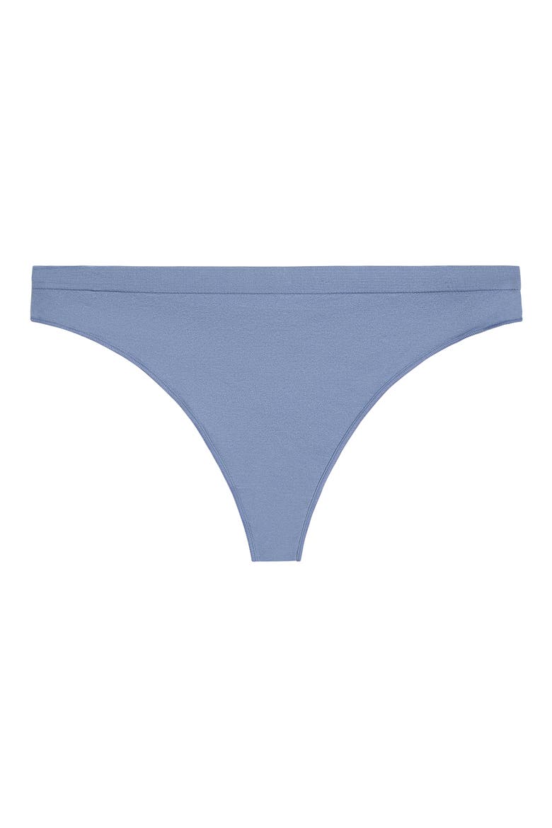 Comfort Intended Daywear Thong, Alternate, color, COUNTRY BLUE