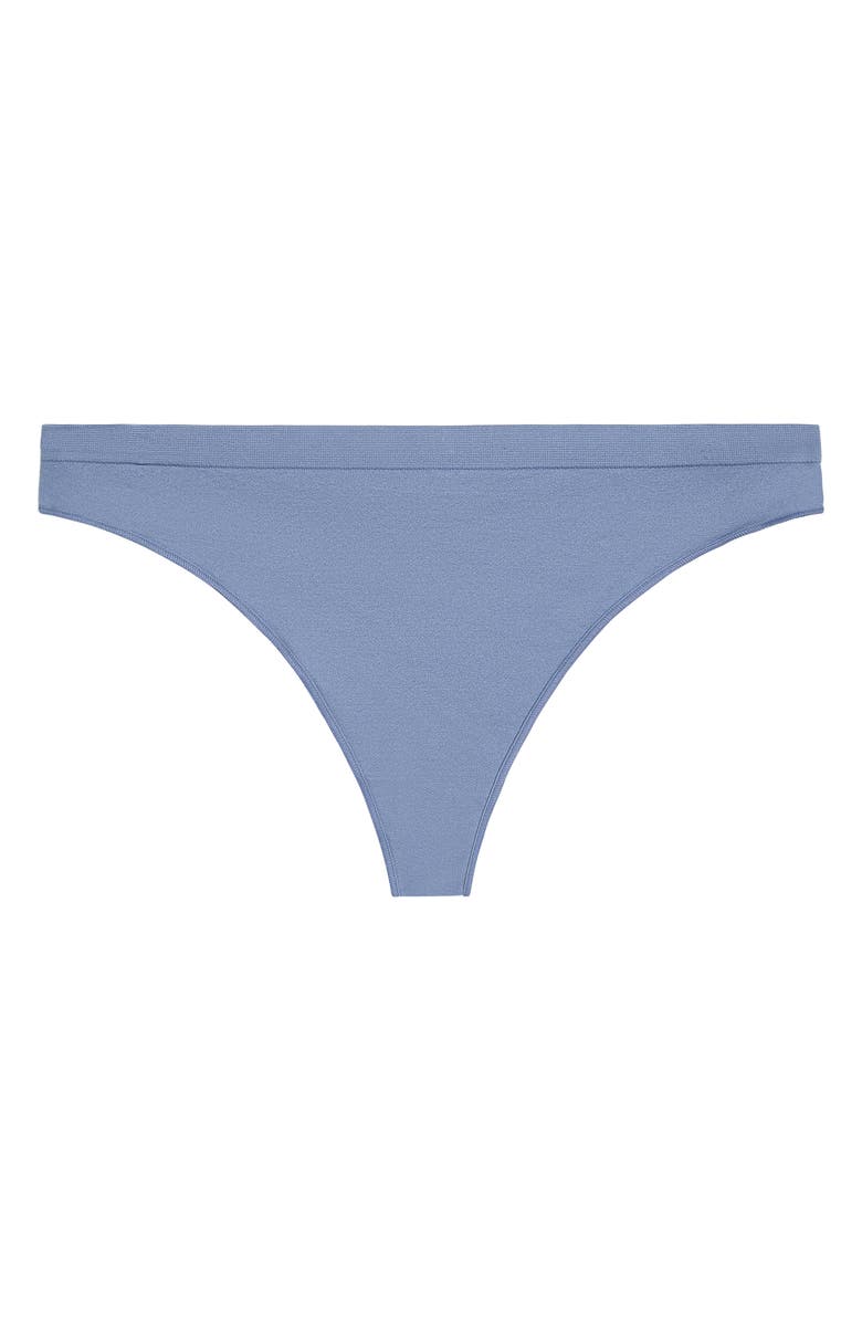 b.tempt'd by Wacoal Comfort Intended Daywear Thong, Alternate, color, Country Blue