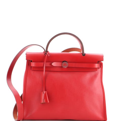 Herbag Zip Berline Vache Canvas and Leather 31