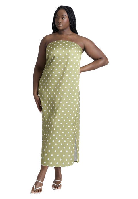 Satin Column Dress (Plus Available)