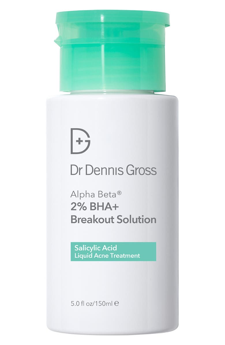 Dr. Dennis Gross Skincare Alpha Beta<sup>®</sup> 2% BHA+ Breakout Solution, Main, color, 