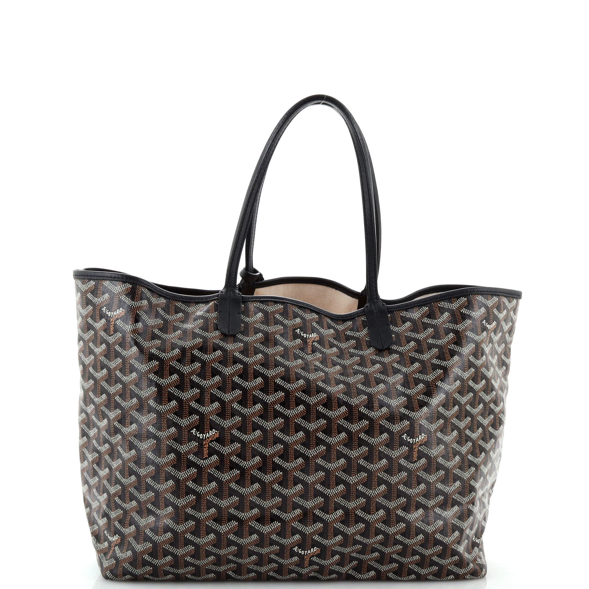 Pre-Owned Goyard Saint Louis Tote Coated Canvas PM, Main, color, 