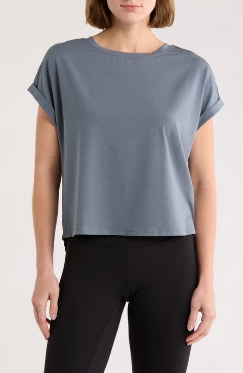Metro Rolled Sleeve Top