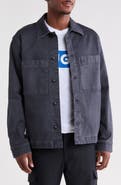 BOSS Laredo Cotton Blend Shirt Jacket