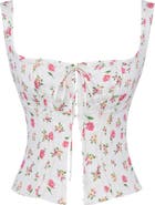HOUSE OF CB Chicca Square Neck Corset Top