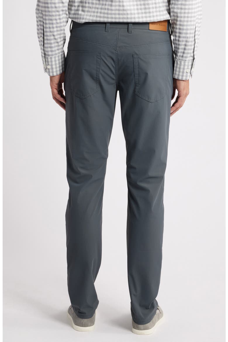 Warp Knit Stretch Nylon 5-Pocket Pants, Alternate, color, PETROL