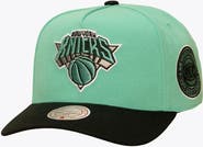 Mitchell & Ness Men's Mitchell & Ness Mint/Black New York Knicks In the City Pro Pinch Snapback Hat