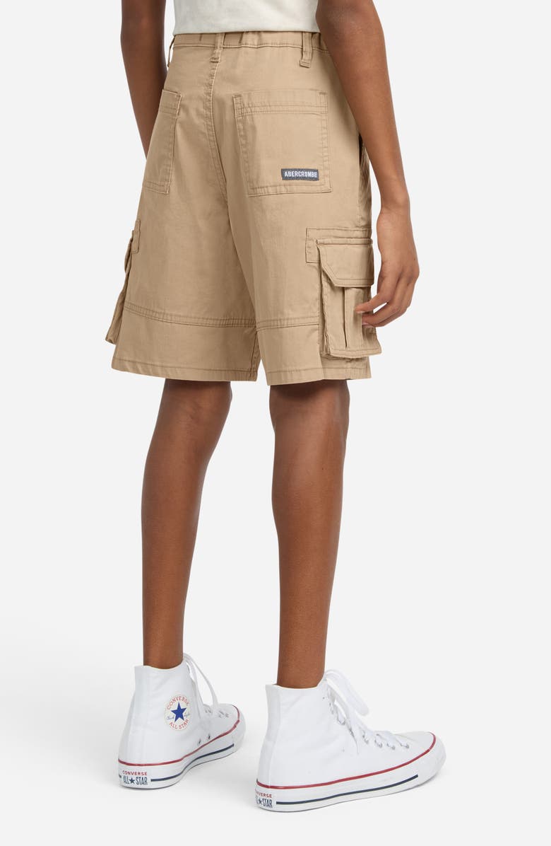 abercrombie kids Kids' Baggy Cargo Shorts, Alternate, color, Anf Kelp