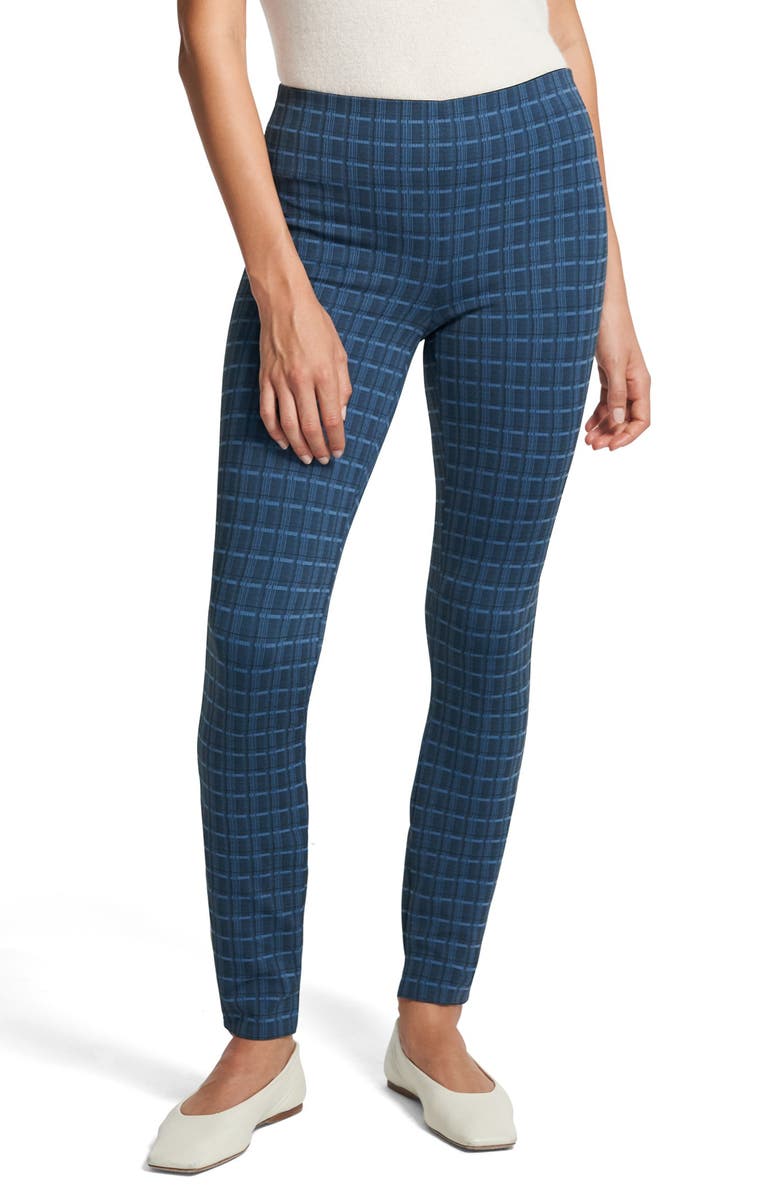Theory Grid Scuba Leggings, Main, color, 