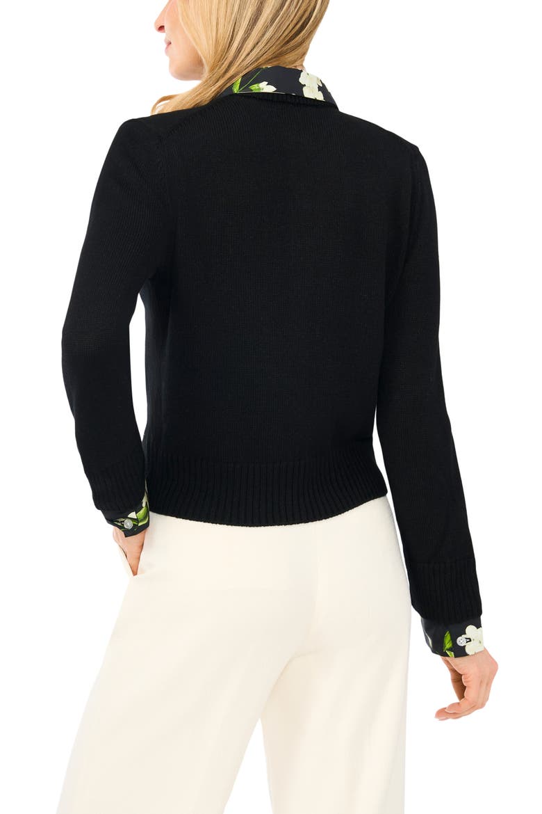 Hebe Twofer Cardigan, Alternate, color, RICH BLACK