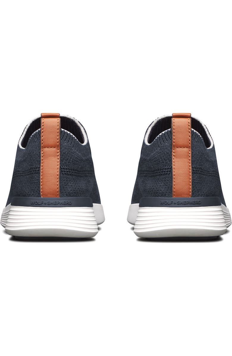 Wolf & Shepherd Supremeknit Sneaker, Alternate, color, Navy / White