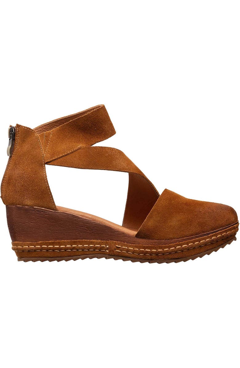 ANTELOPE Trudy Wedge Sandal, Alternate, color, Cognac