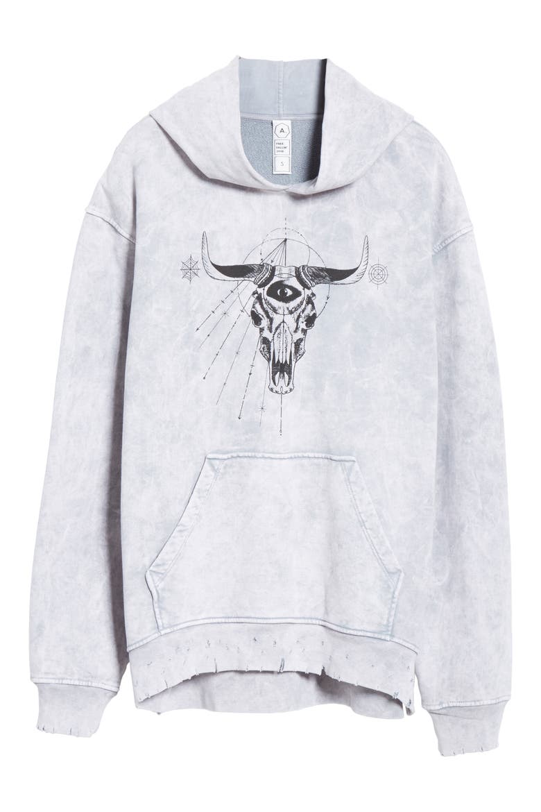 Perfect Tombstone Hoodie, Alternate, color, ACID GREY