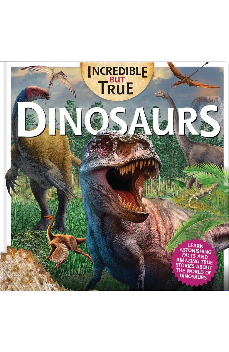 Incredible But True Dinosaurs Kids Hardcover Book, Alternate, color, Multicolored